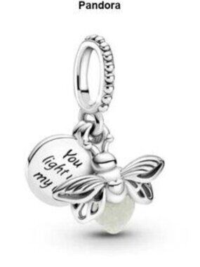 Pandora Glow-in-the-dark Firefly Dangle Charm